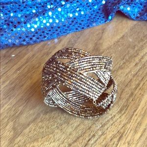 Bronze bead bracelet